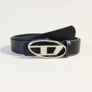 Men's Black Leather Belt